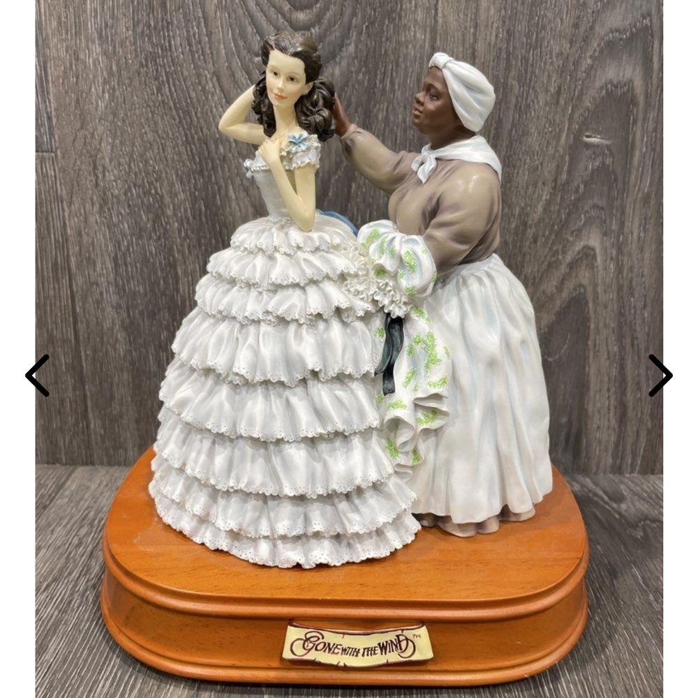 GONE WITH THE WIND San Francisco Music Box Co. Scarlett and HATTIE MCDANIEL